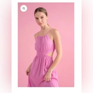Pink Sofia Waust Maxi Dress